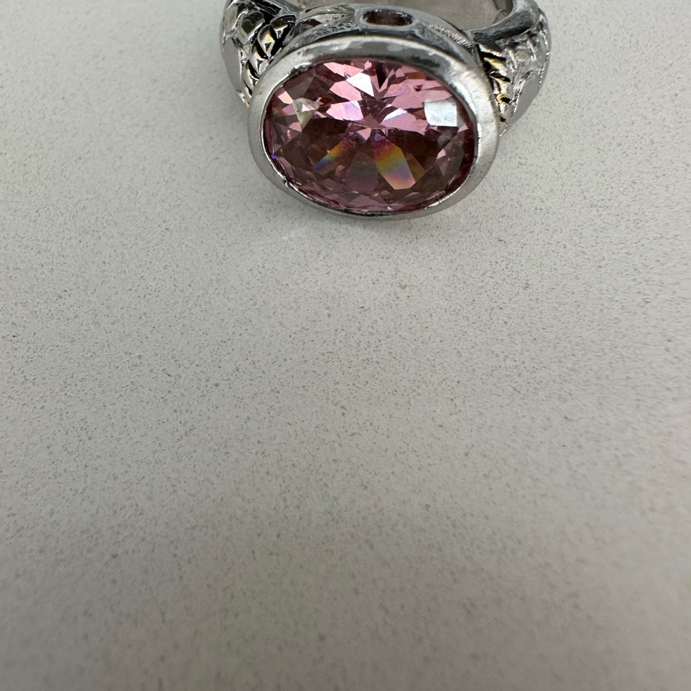 Pink Quartz Ring